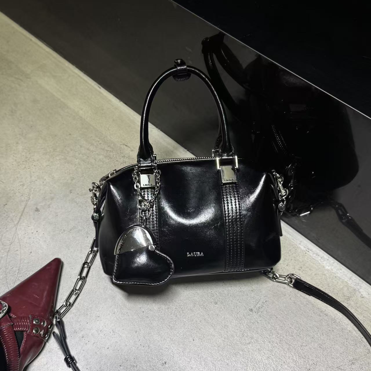 2025春夏新款潮流腋下百搭网红复古单肩斜挎包时尚女包 5515