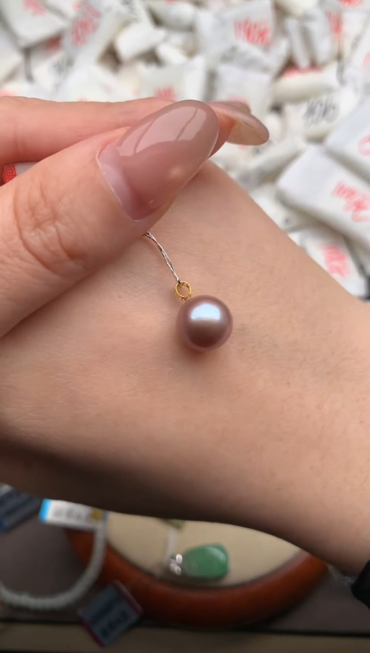 【闪购商品】淡水珍珠颈饰18K金镶嵌 一