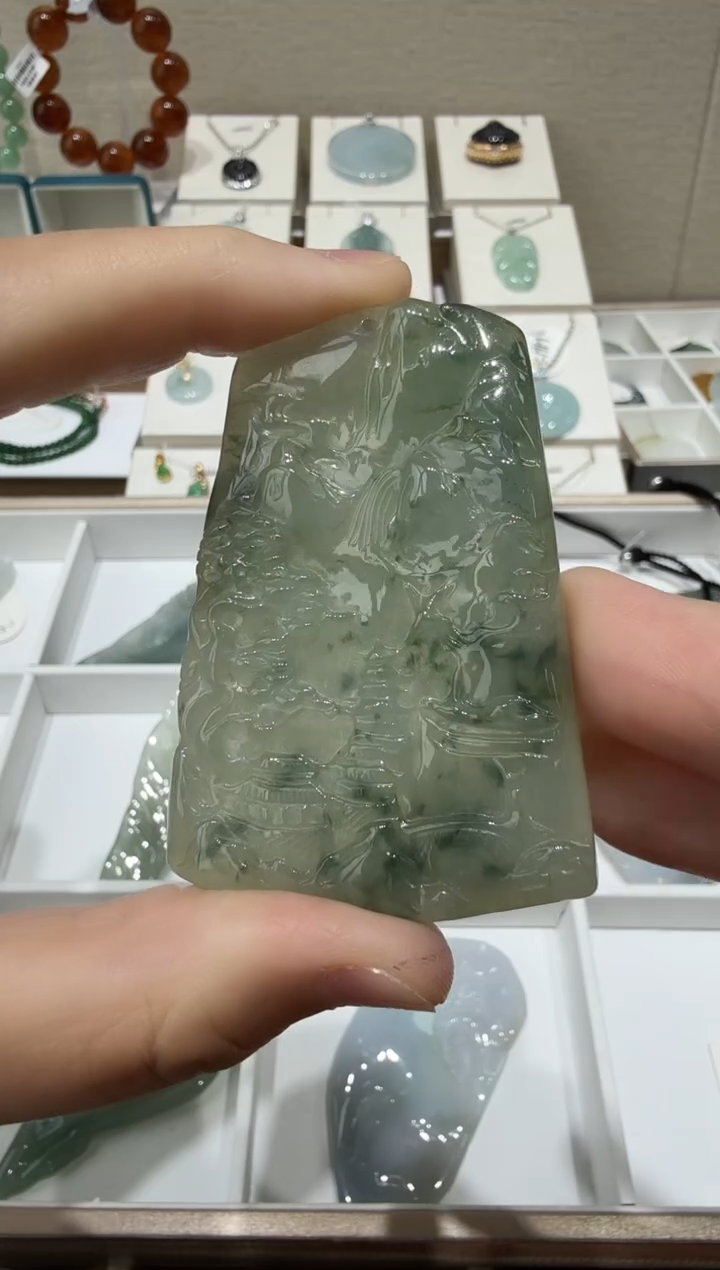 未镶嵌挂件翡翠A货翡翠多样性孤品