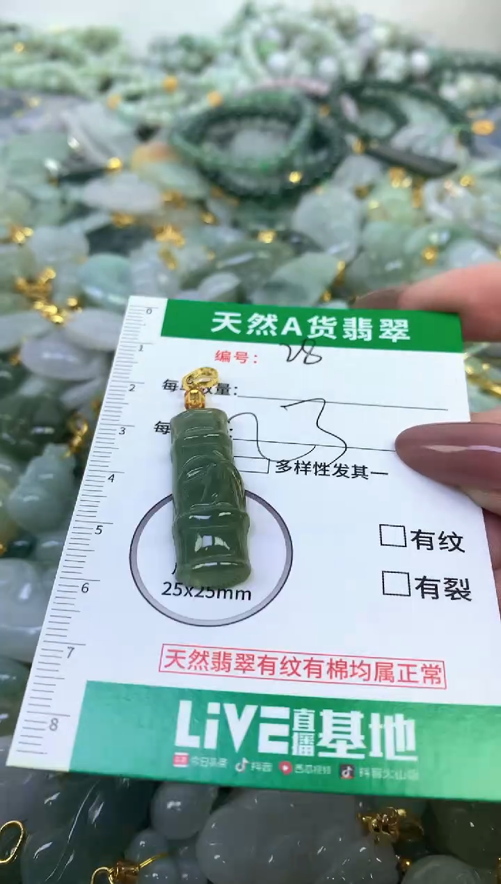 颈饰未镶嵌翡翠纯天然缅甸A货翡翠