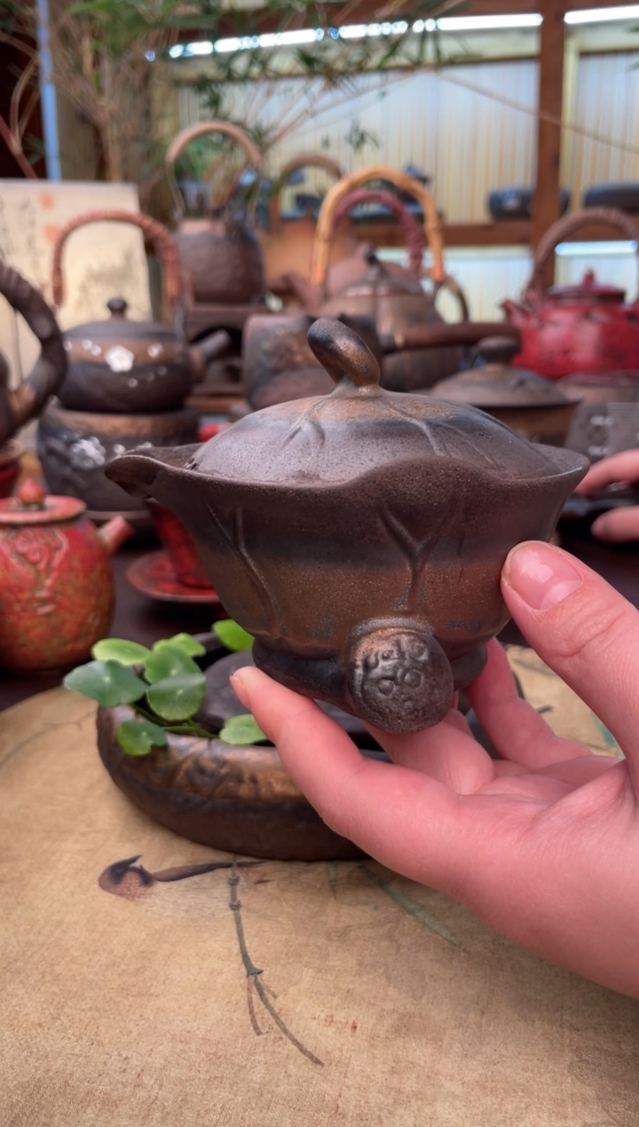 【闪购商品】瓷片瓷野粗陶茶具