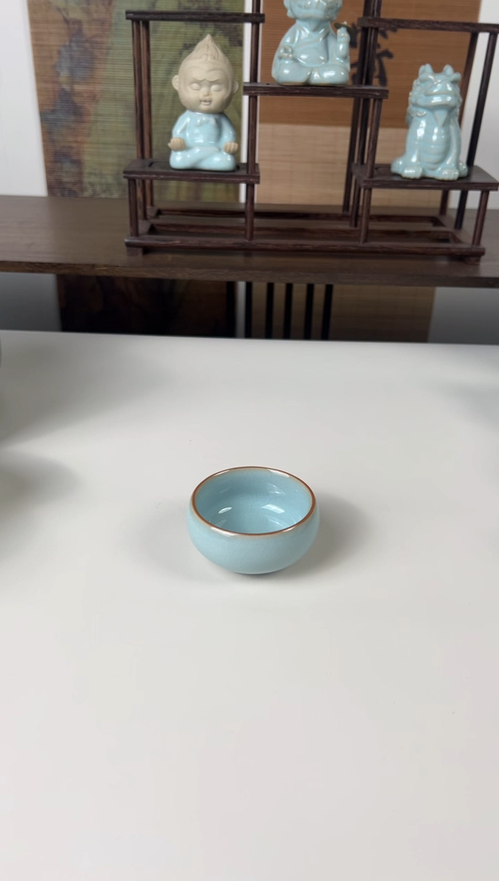 【闪购商品】杯天青圈足铜口小禅定原产地