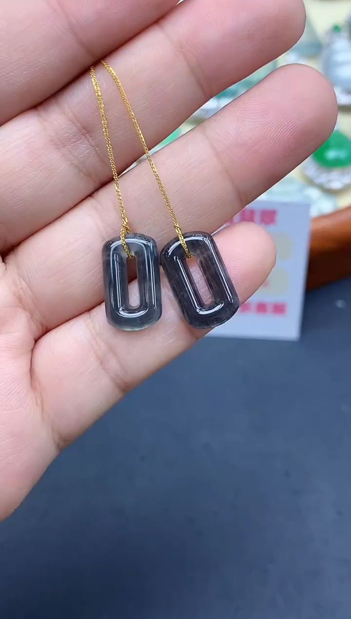 18K金镶嵌翡翠耳饰198-中国好珍宝