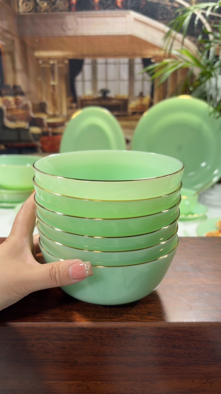 【闪购商品】....5.5英寸玉瓷碗6个口径13.8厘米  