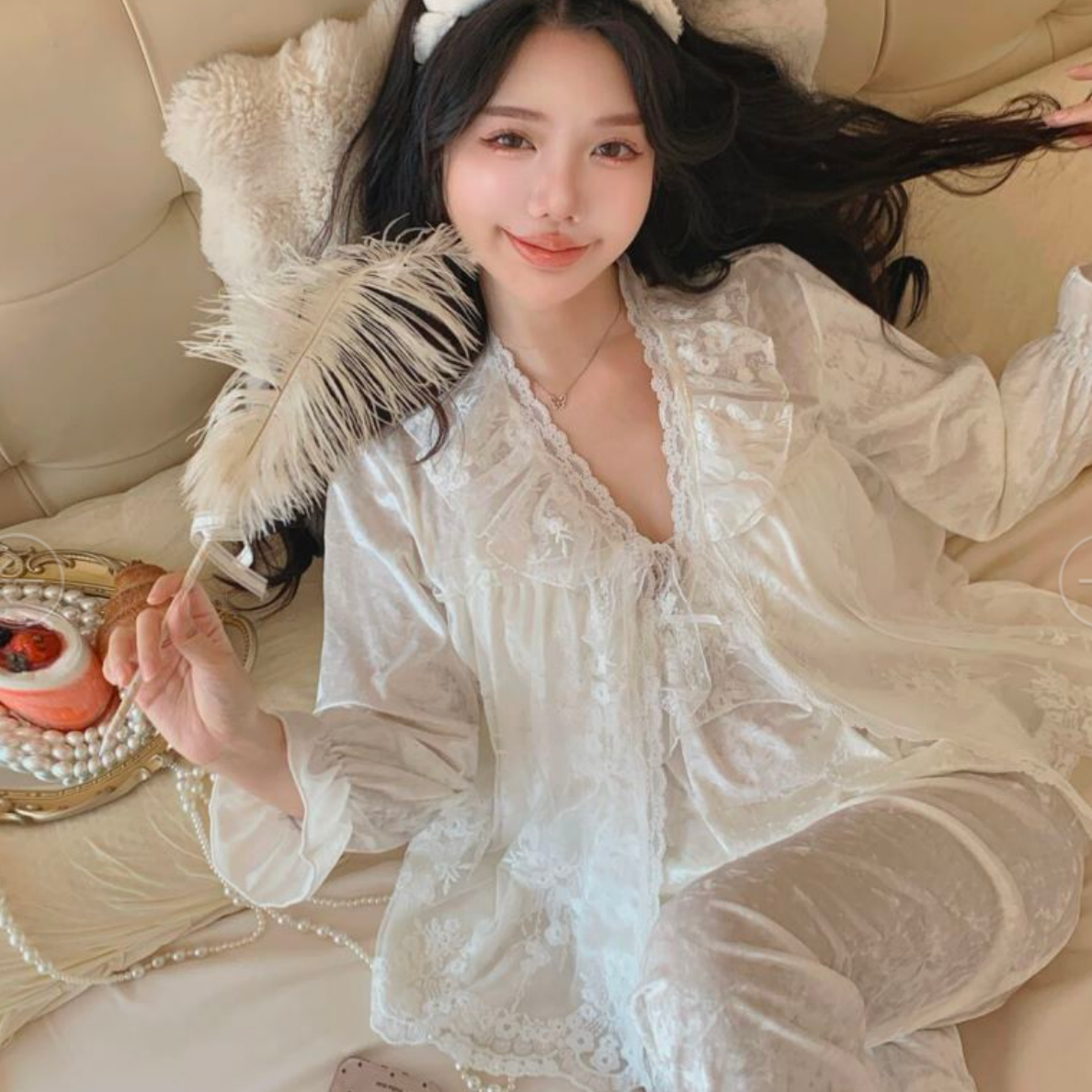 【KISS PEACH】150-200号编码爆款2025睡衣女冬季加厚加绒Dec.27