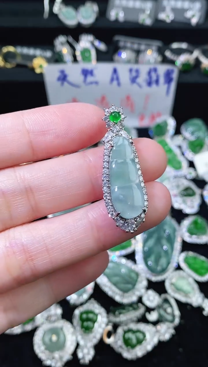 【闪购商品】翡翠未镶嵌颈饰精美翡翠-多样性只发一件H313