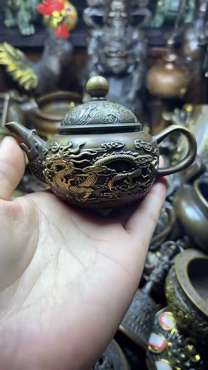 闪购链接，点击下单，有运费险，铜摆件