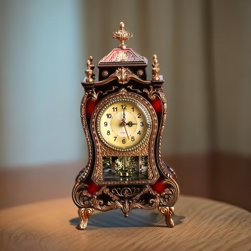 欧式复古豪华座钟，直播间为准