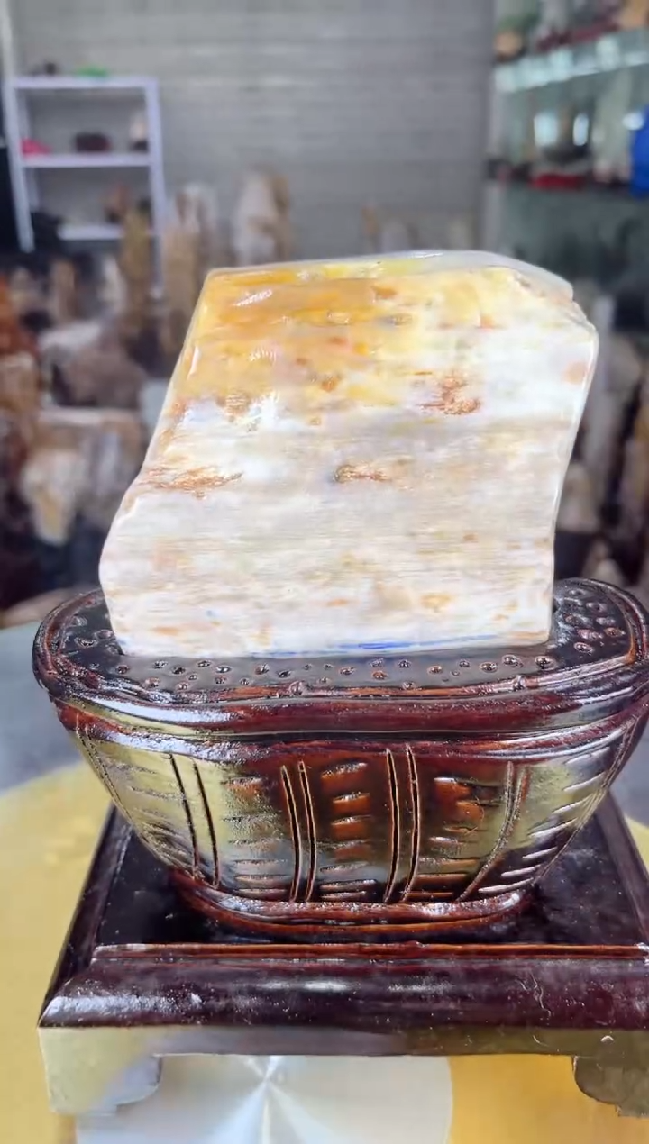 【闪购商品】硅化玉珠宝奇石未镶嵌缅甸天然树化玉