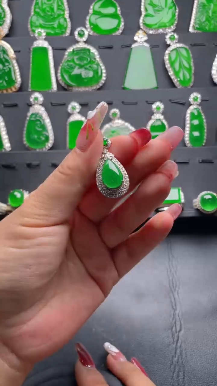 【闪购商品】翡翠颈饰未镶嵌吊坠1606