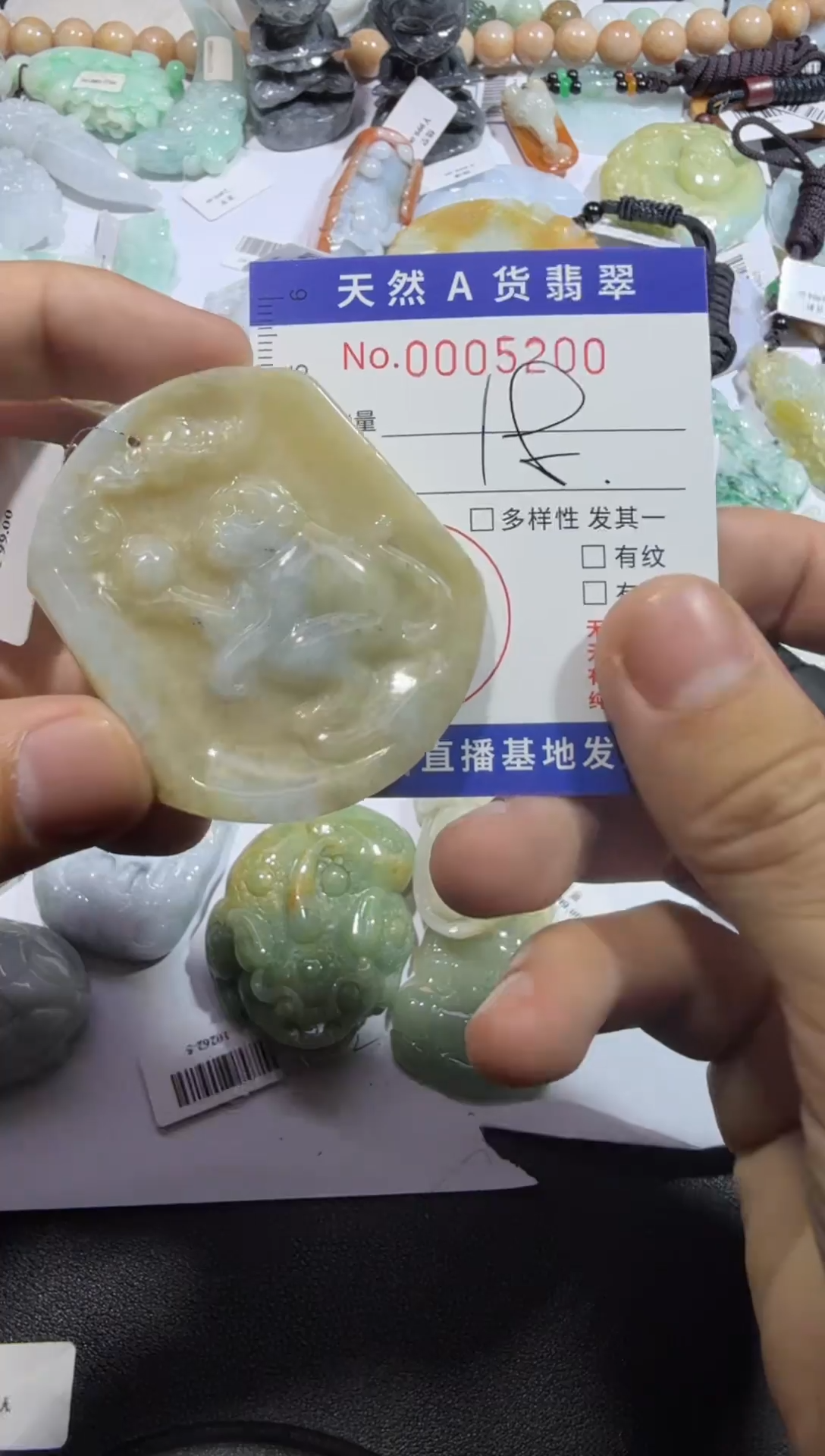 【闪购商品】翡翠颈饰未镶嵌00005200