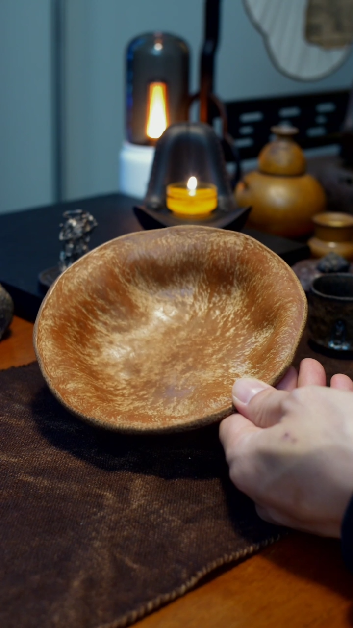 【闪购商品】楠竹竹节果盘天然形成16厘米