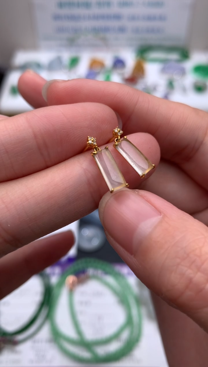 【闪购商品】定制翡翠18K金镶嵌模式推广期24小时鉴赏期