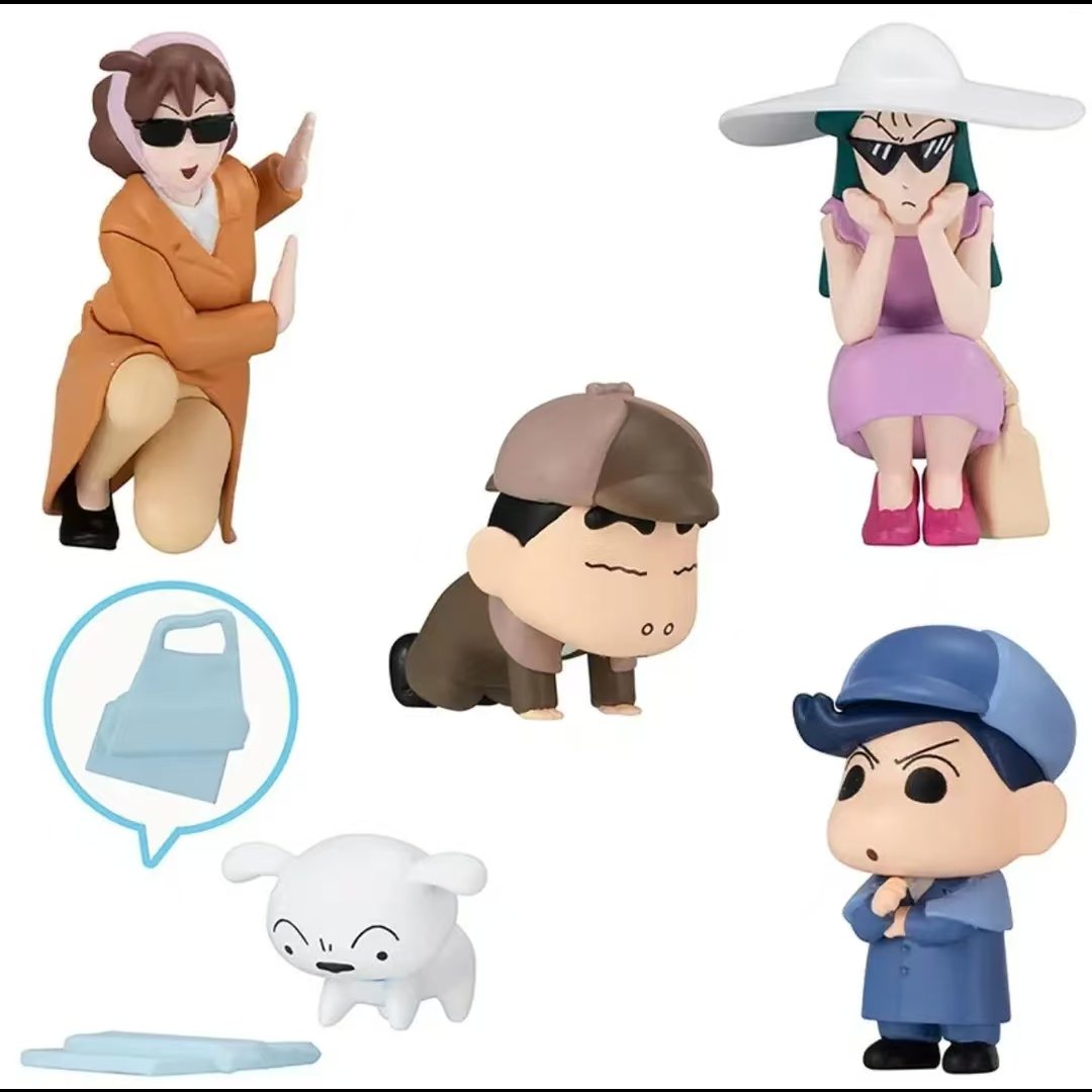 【扭蛋系列】蜡笔小新 侦探系列 扭蛋