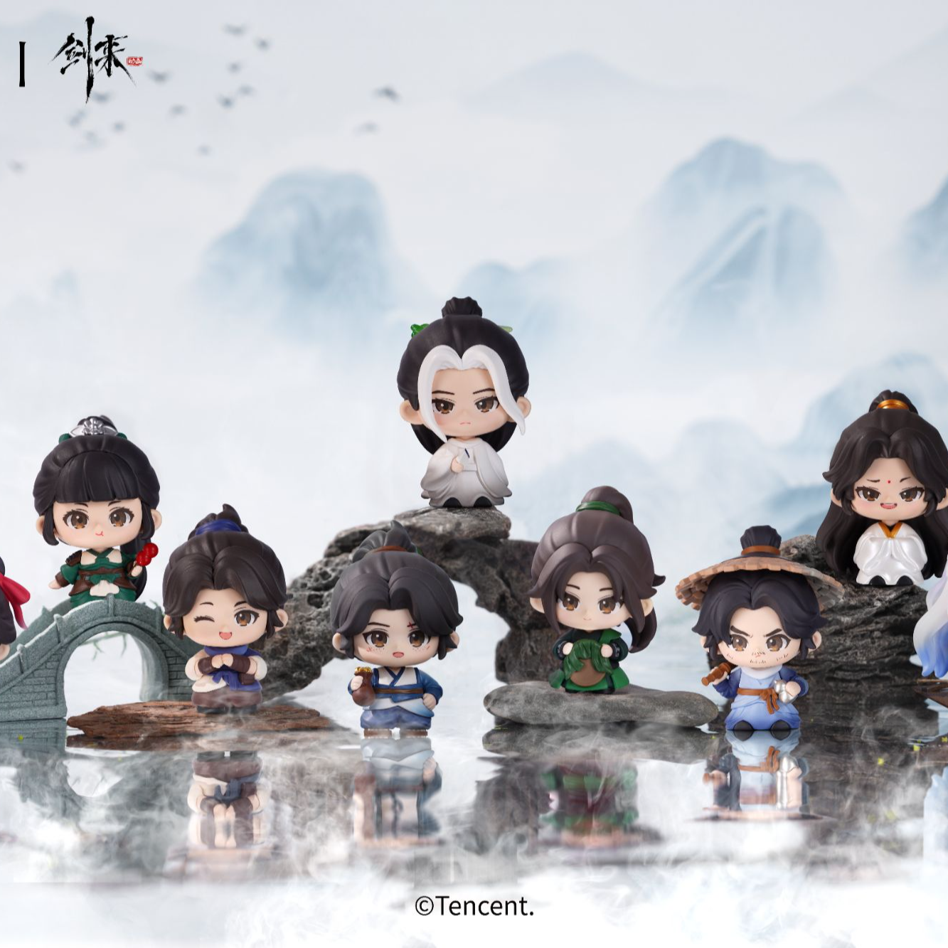 剑来动画Q版盲盒官方授权正版动漫周边潮玩摆件