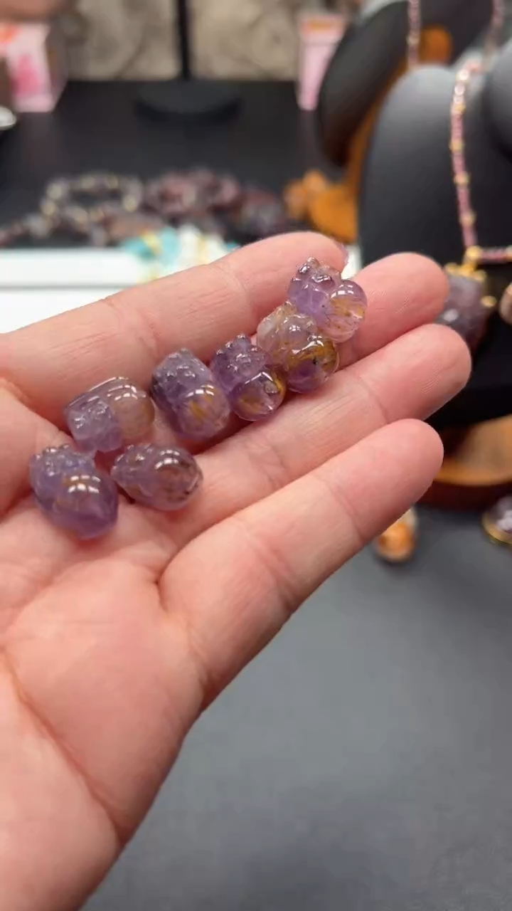 【闪购商品】水晶颈饰未镶嵌【百晶灵儿】天然水晶定制款多样性发一