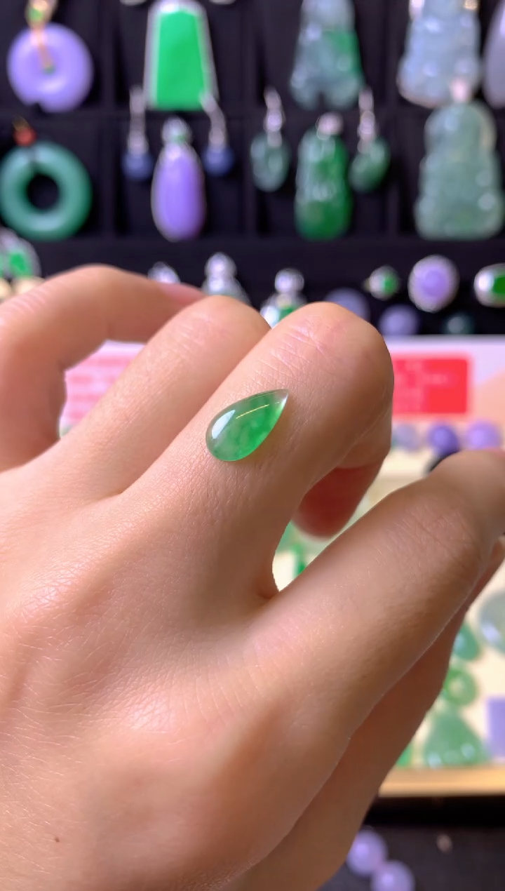 【闪购商品】定制翡翠未镶嵌1裸玉（客户意向镶嵌）