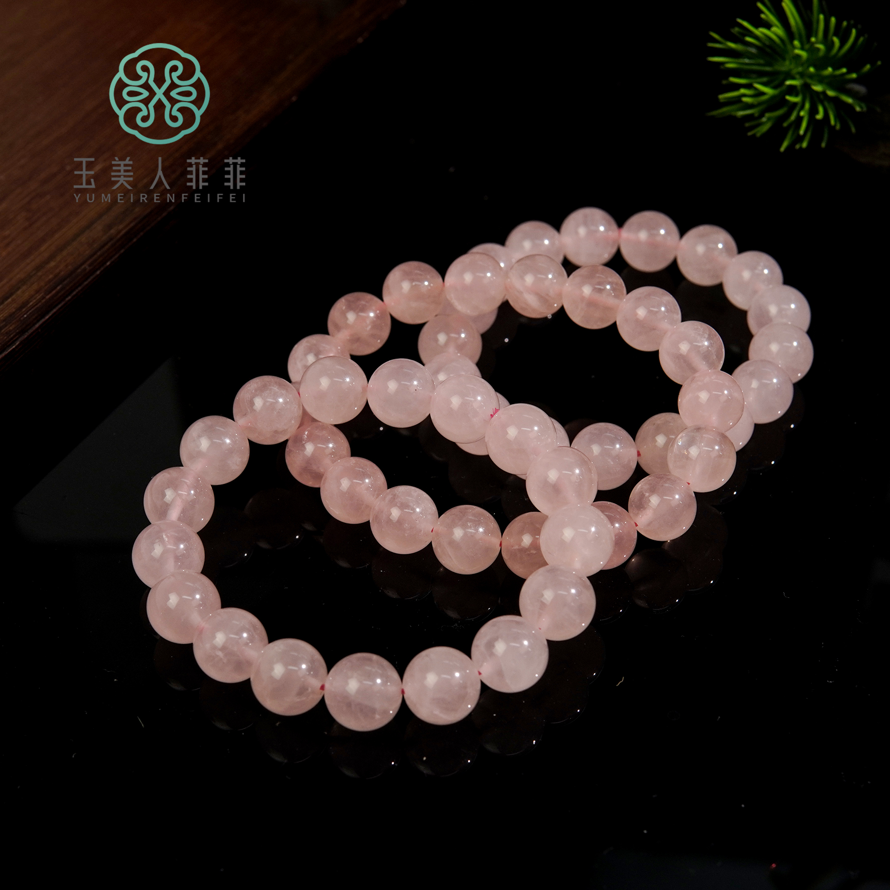 爽爽推荐*水晶单圈圆珠手串约11mm/多样性发一