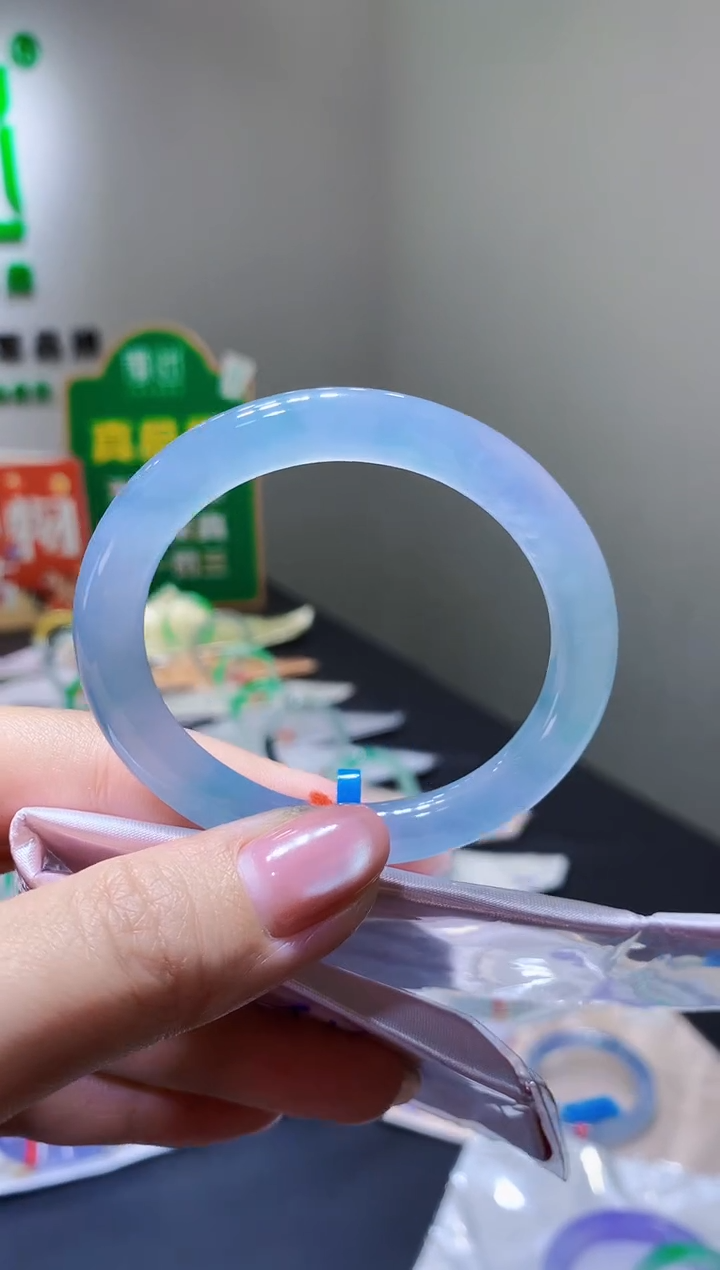 未镶嵌手镯翡翠k8天然A货缅甸翡翠53贵妃总价10万定金2万