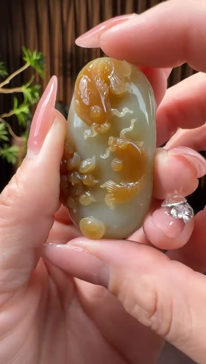 颈饰未镶嵌和田玉70海珠12.10多样性拍一发一