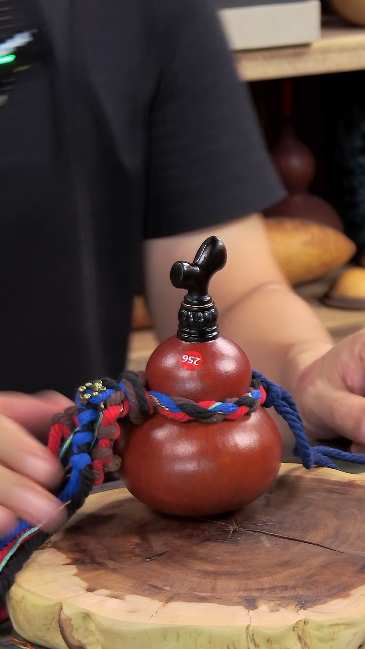 古艺大漆酒葫芦 编号256