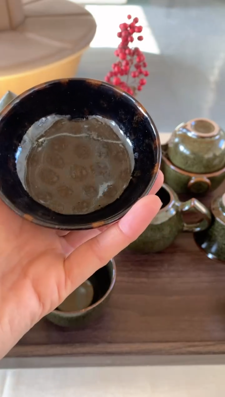 天***白微瑕 童老师手工拉坯茶碗 一个