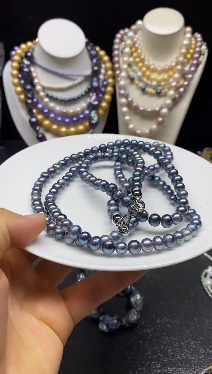 淡水珍珠未镶嵌颈饰多人