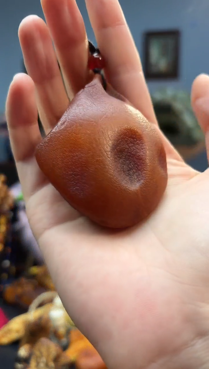 琥珀颈饰未镶嵌吊坠