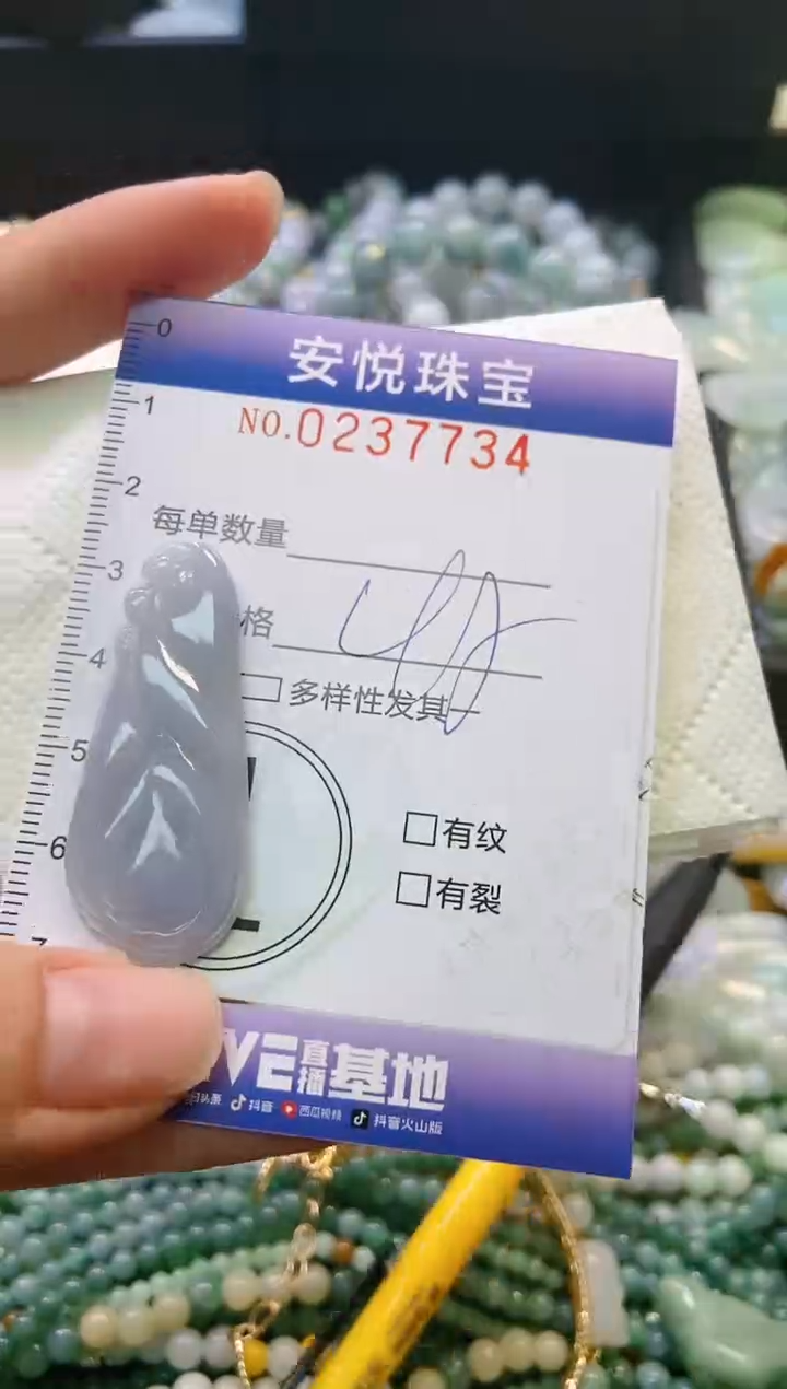 翡翠未镶嵌颈饰闪购0237734