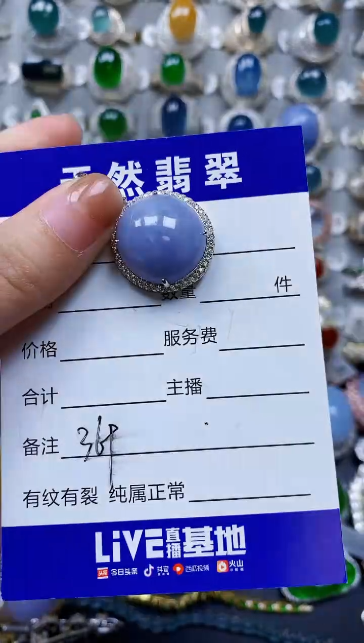 【闪购商品】翡翠颈饰银S925镶嵌0369