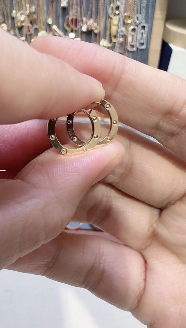 【闪购商品】18K金耳饰多样性发货发其一