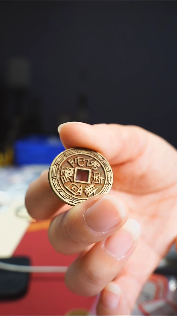 【闪购商品】金属老六字箴言花钱66-14