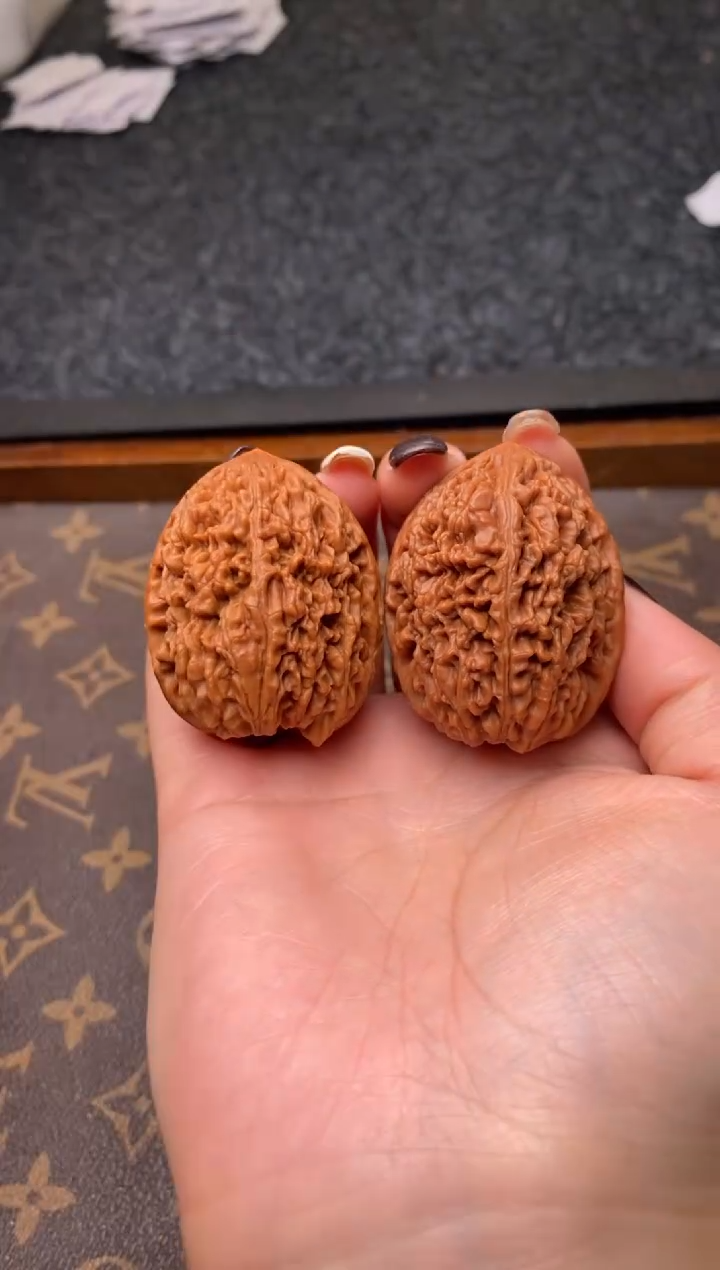 把件文玩核桃b177号37尺大蒜头