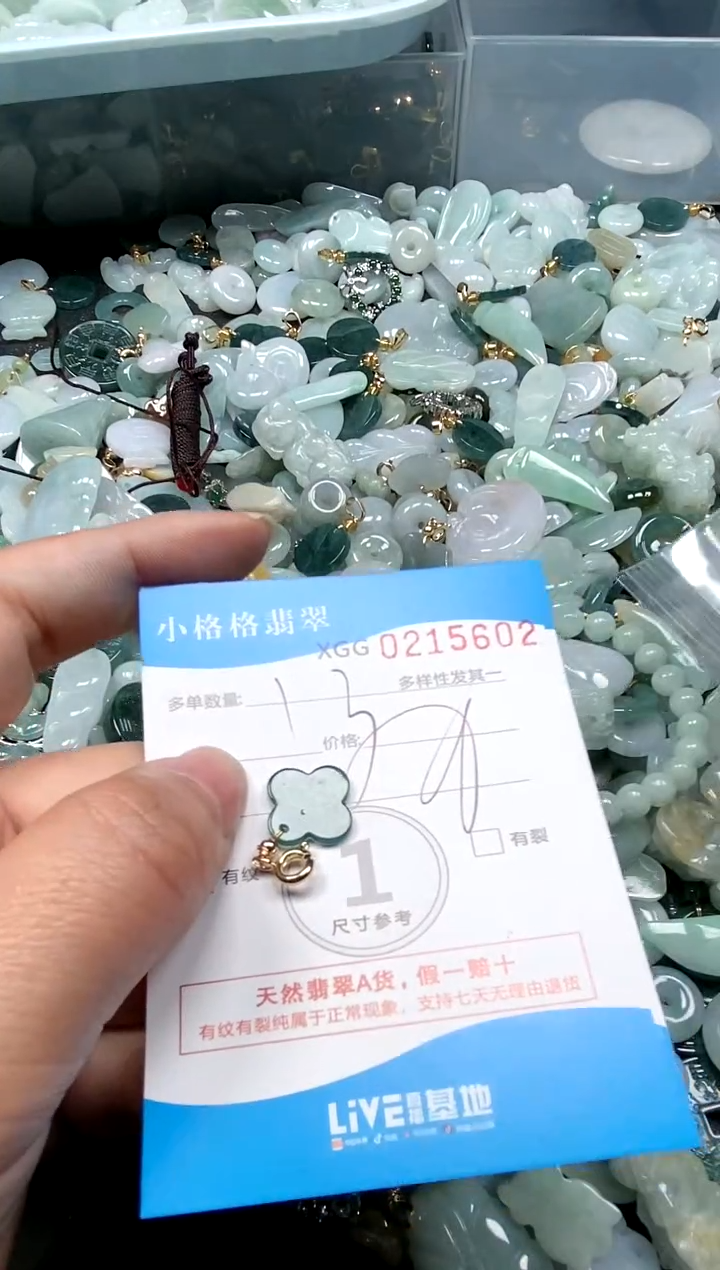 【闪购商品】翡翠颈饰未镶嵌闪购商品0215602