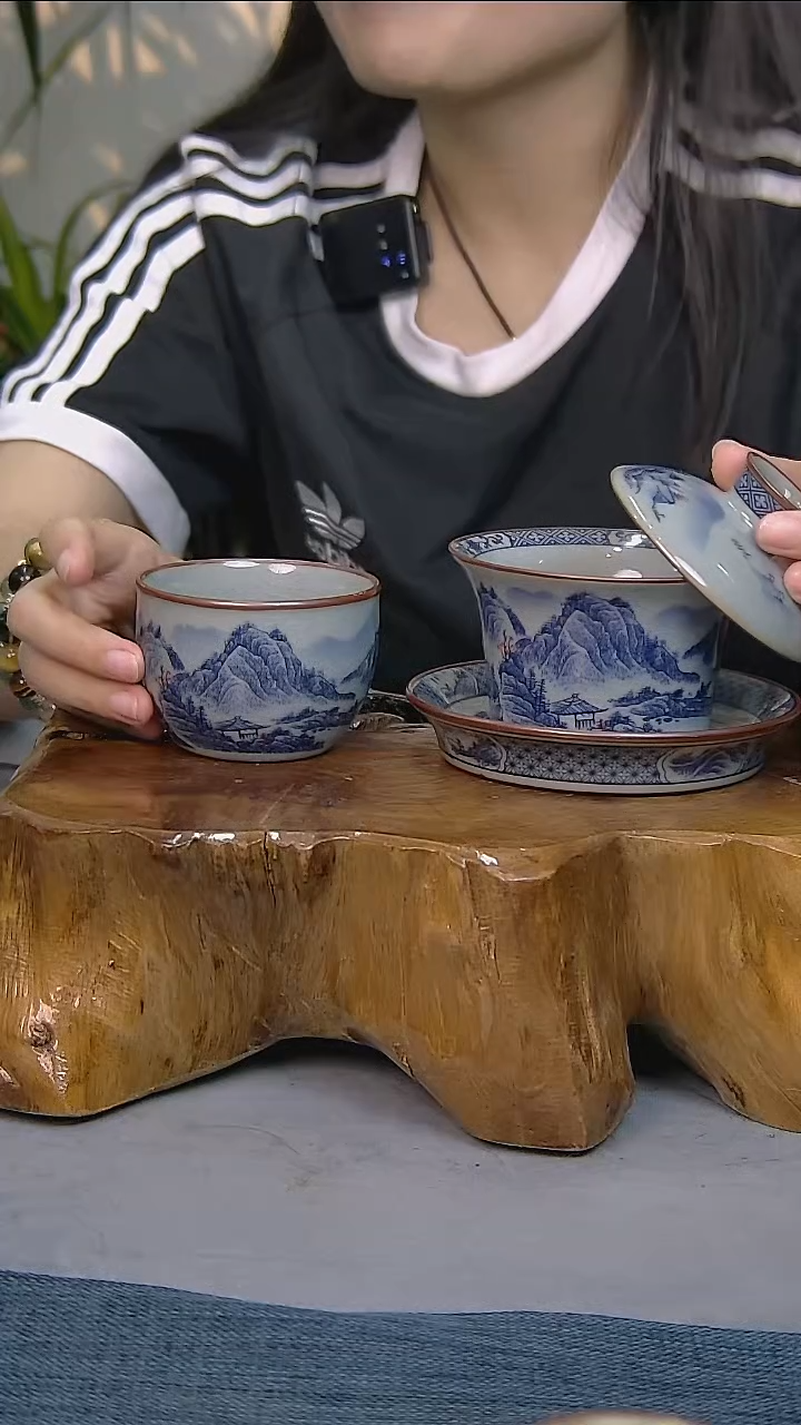 2件套陶瓷茶具家用简装系列  