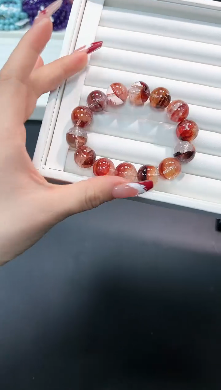 【闪购商品】水晶手串未镶嵌83g多样性发其一/1条14mm默认微瑕