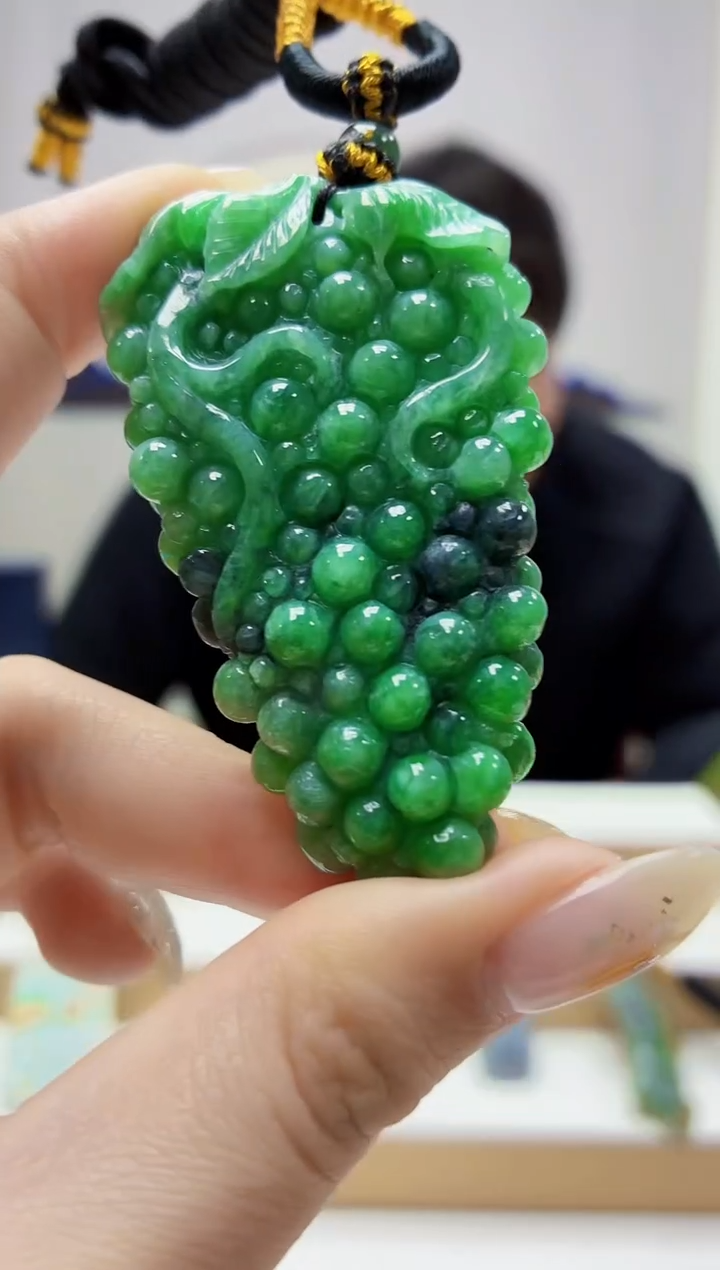 未镶嵌定制翡翠5060jw-毛货挂件62