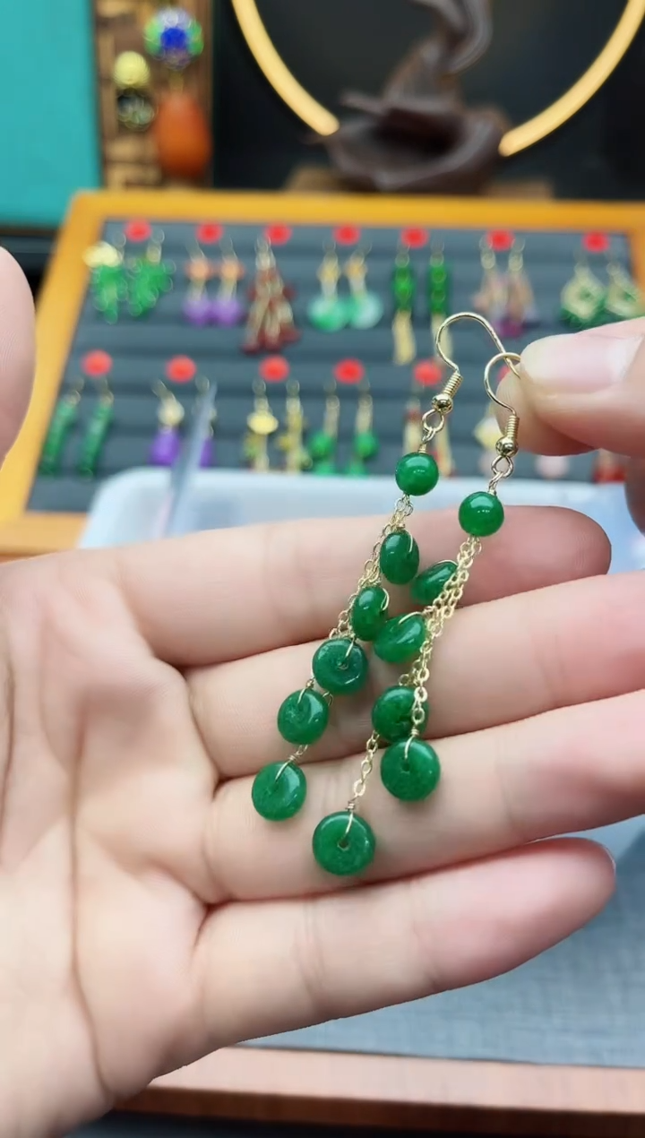 【闪购商品】玛瑙/玉髓耳钉银S925镶嵌528000