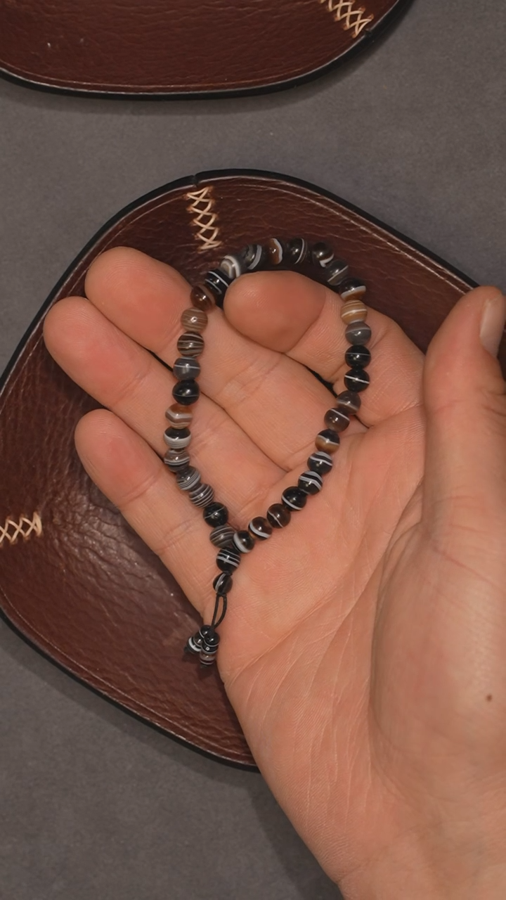 【闪购商品】玛瑙/玉髓套链未镶嵌冲赛康胡子哥，DIY一111