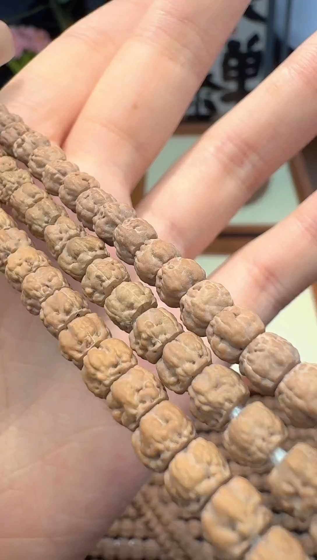 金刚菩提吊坠藏切佛手108