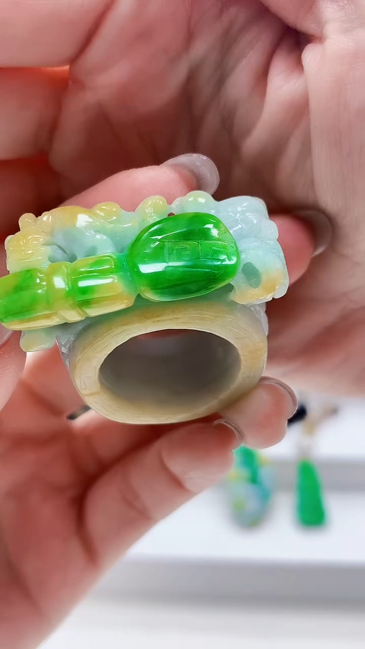 定制翡翠未镶嵌5145lr-毛货挂件91