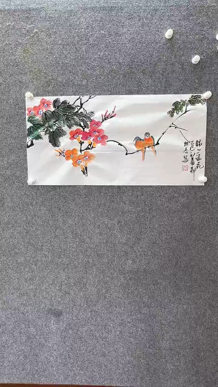 【闪购商品】国画小写意花鸟、、手绘