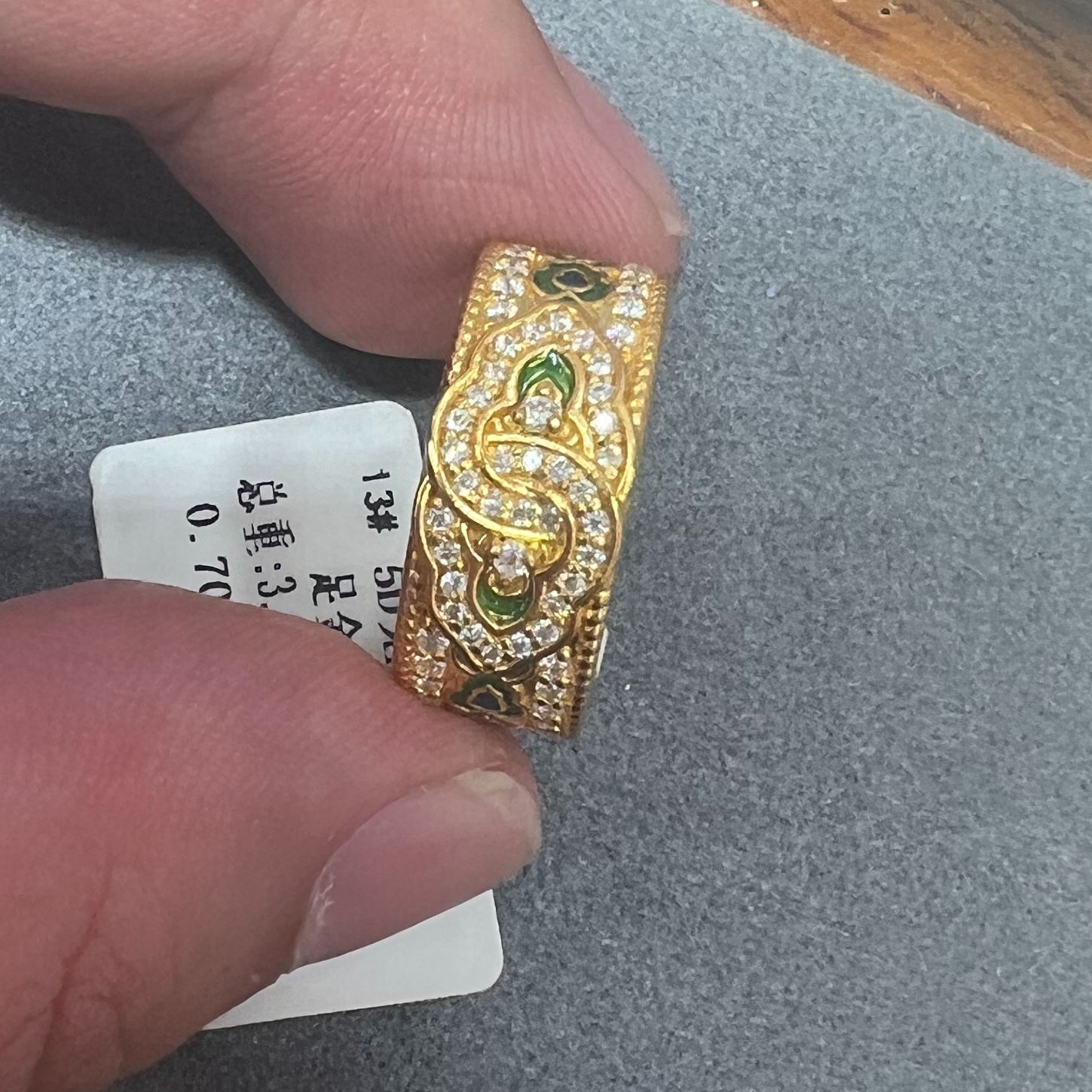 精品足金戒指GT412