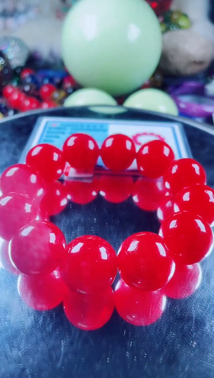 玛瑙/玉髓手串未镶嵌红景天手串卡2.0