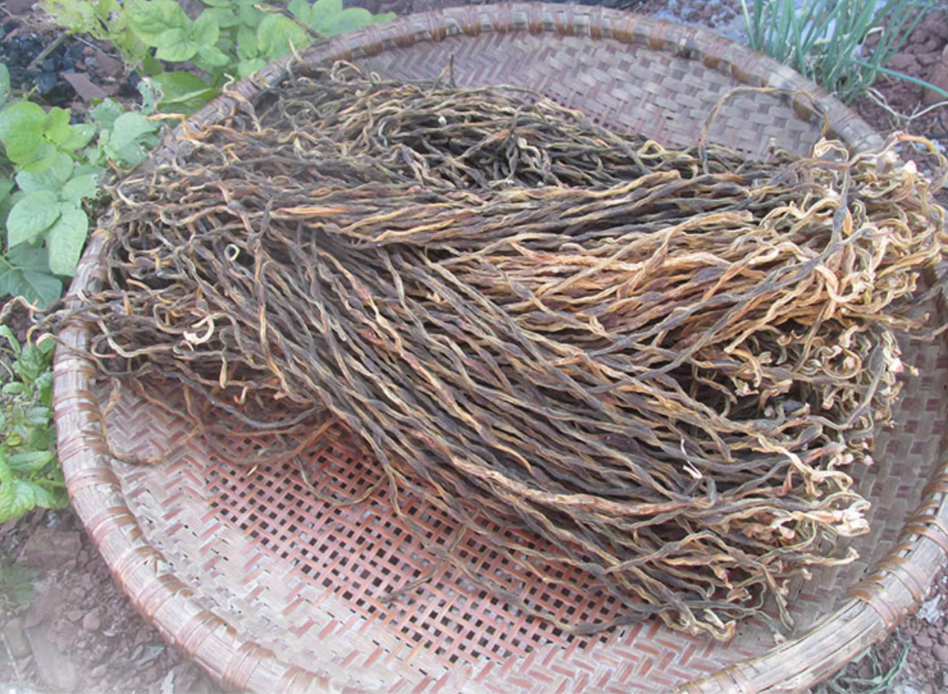 湖南张家界特产高山农家自家 干豆角干豇菜天然日晒长豇豆干无盐