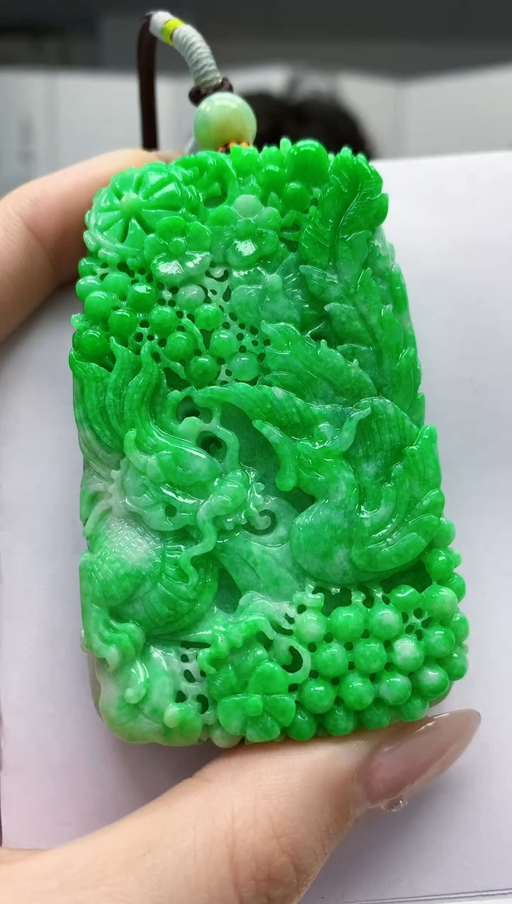 【闪购商品】定制翡翠未镶嵌5145jw-毛货挂件78赠珠链