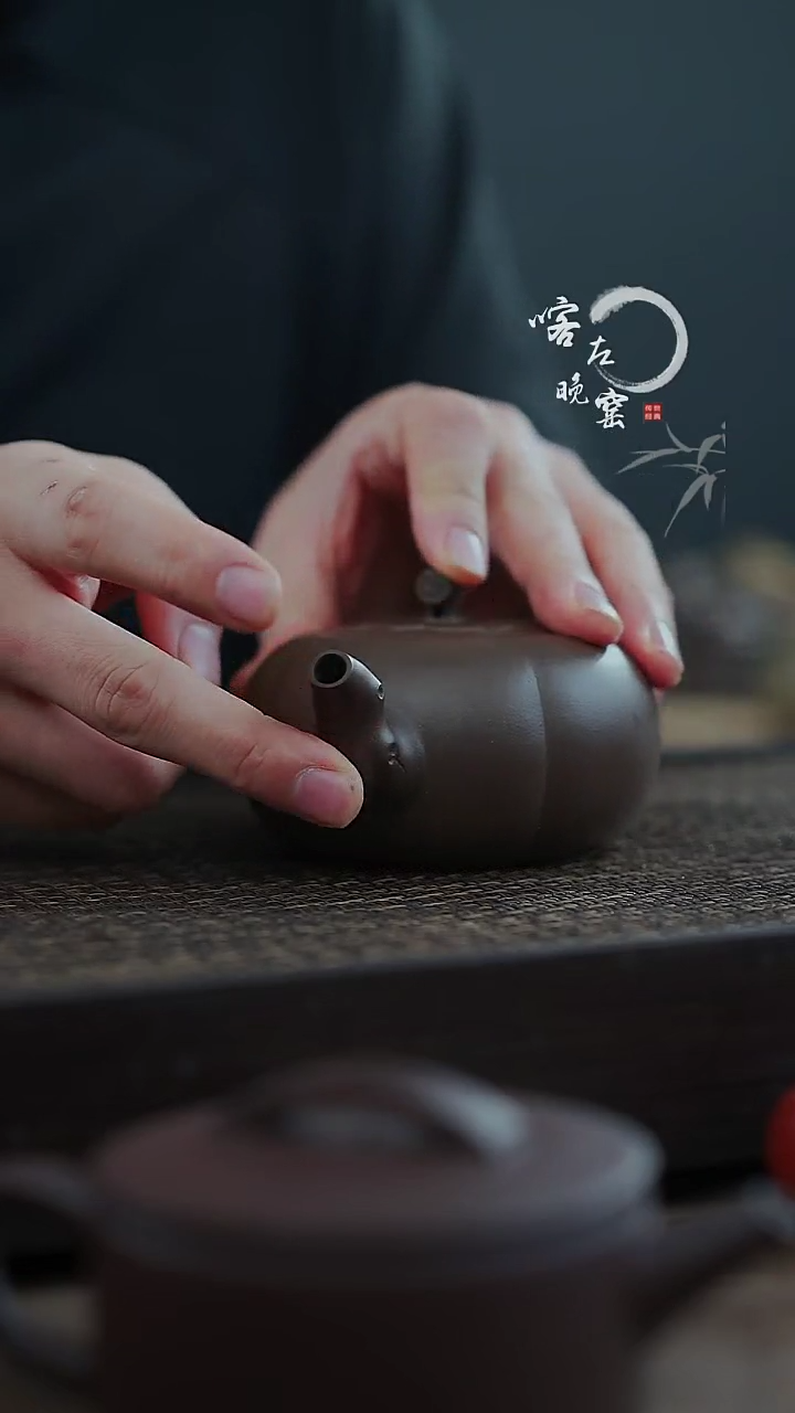 茶壶紫砂柿柿如意  310