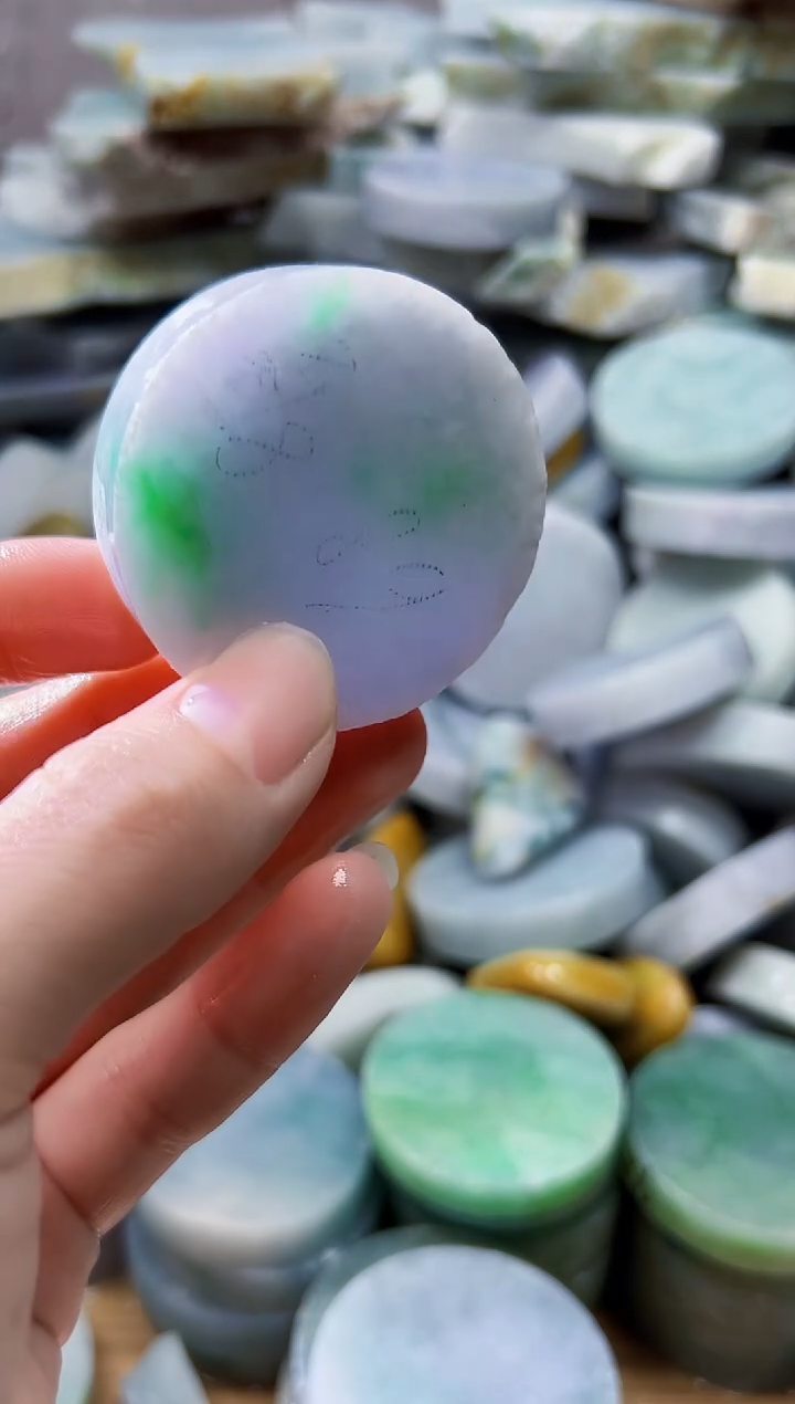 裸石翡翠天然翡翠A货玉 南 570