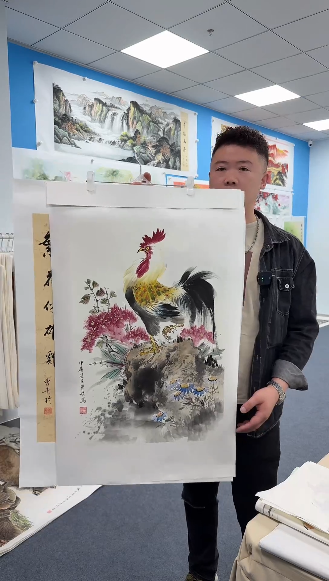 国画抗****下公鸡打包同类型随机
