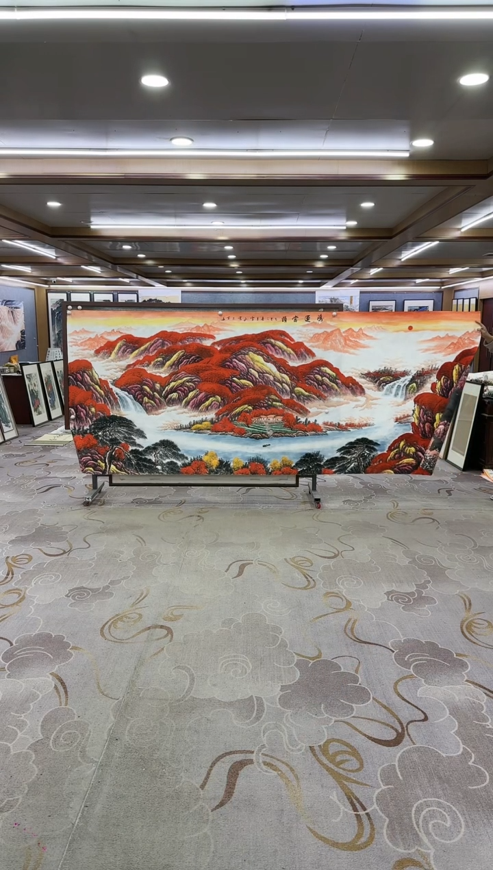 绘画大***哥Y-刘雪红-大丈二-山水画